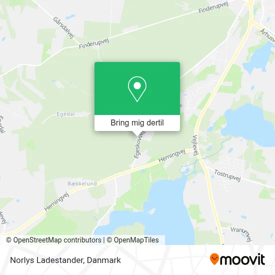 Norlys Ladestander kort