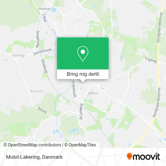 Mobil-Lakering kort