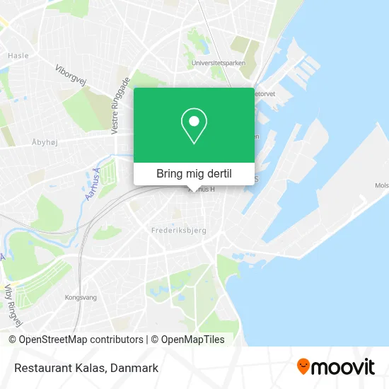 Restaurant Kalas kort