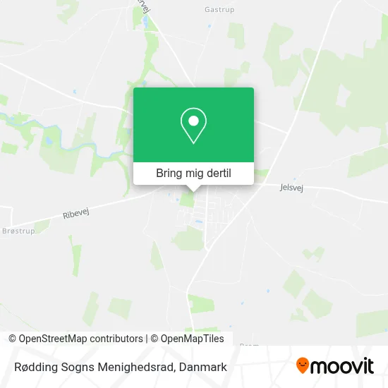 Rødding Sogns Menighedsrad kort