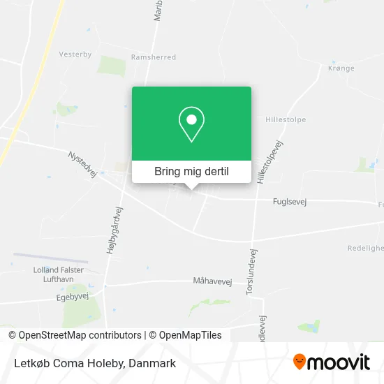 Letkøb Coma Holeby kort