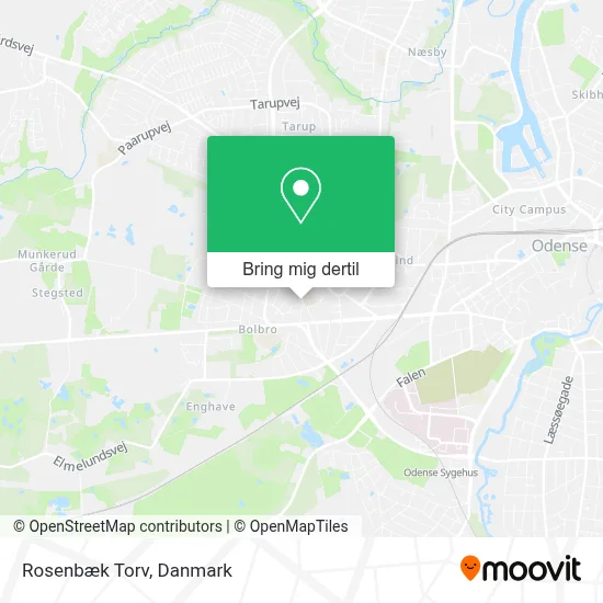 Rosenbæk Torv kort