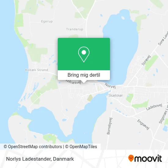 Norlys Ladestander kort