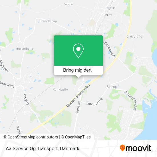 Aa Service Og Transport kort
