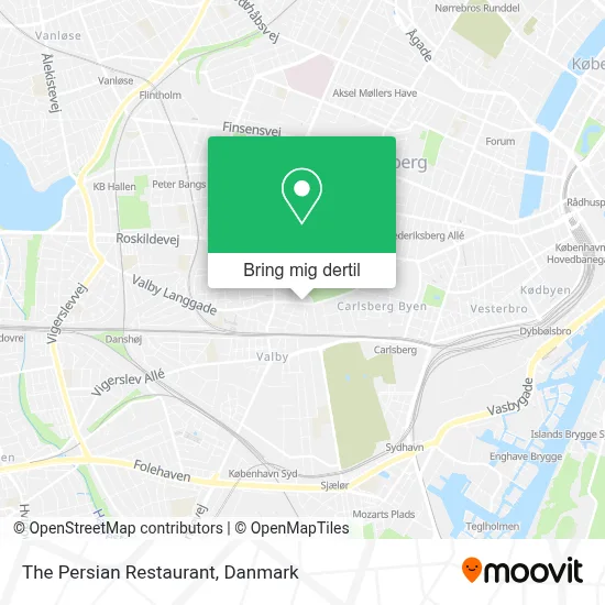 The Persian Restaurant kort