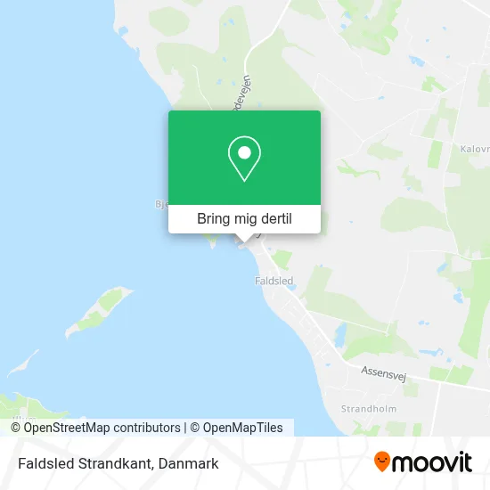Faldsled Strandkant kort