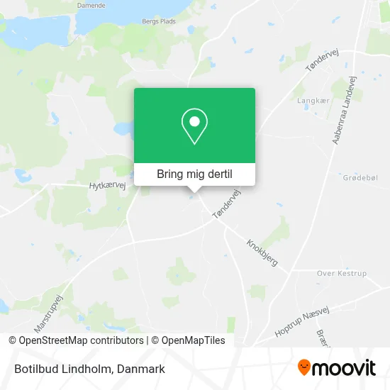 Botilbud Lindholm kort