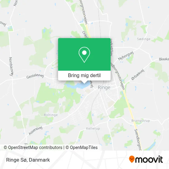 Ringe Sø kort