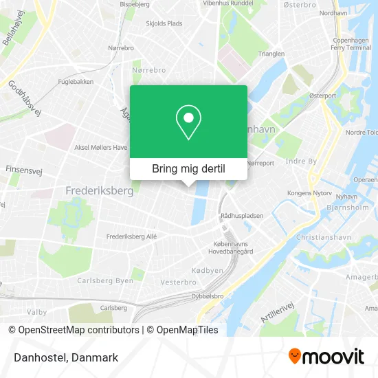 Danhostel kort