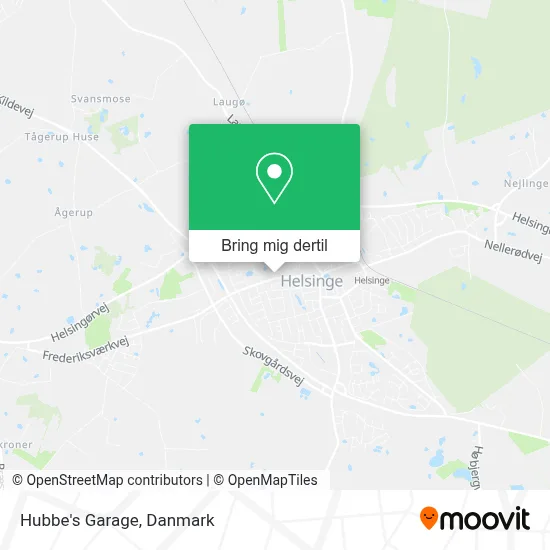 Hubbe's Garage kort