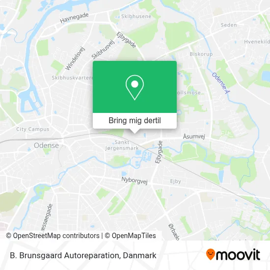 B. Brunsgaard Autoreparation kort