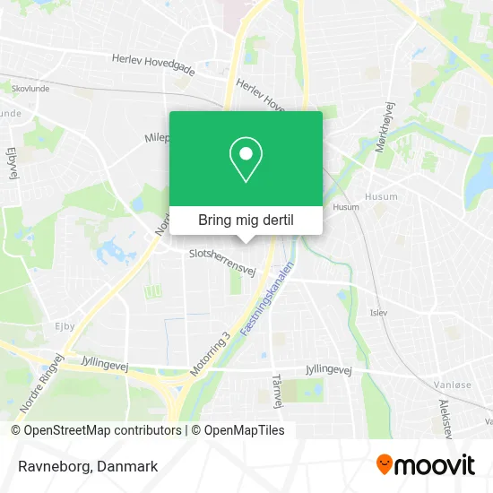 Ravneborg kort