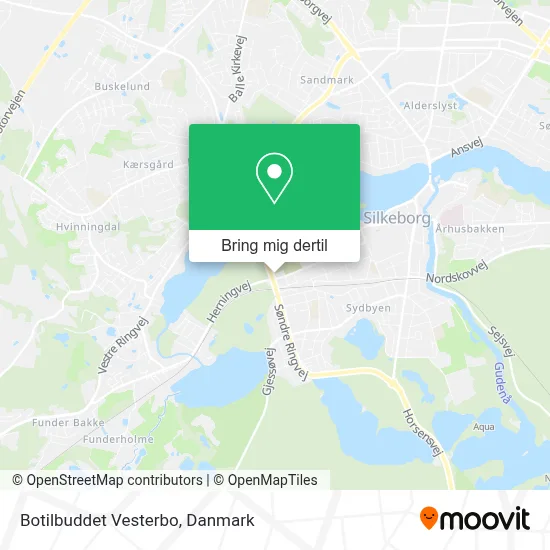 Botilbuddet Vesterbo kort