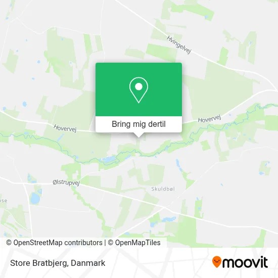 Store Bratbjerg kort