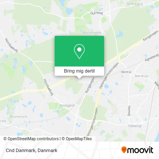 Cnd Danmark kort