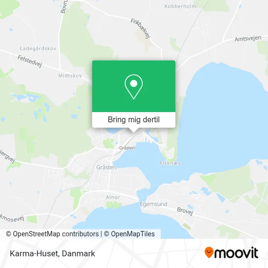 Karma-Huset kort