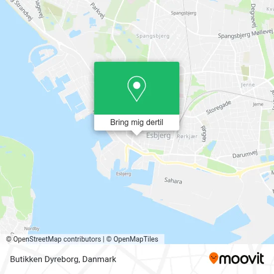 Butikken Dyreborg kort