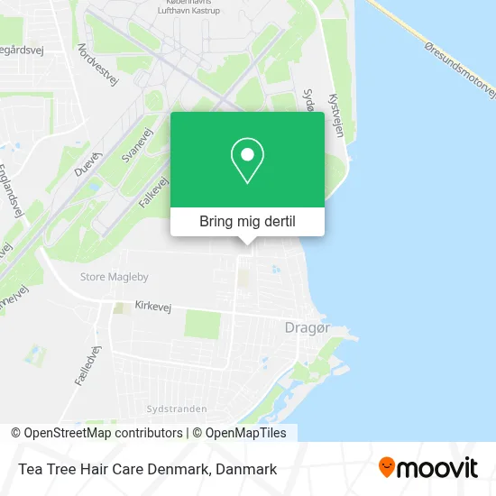 Tea Tree Hair Care Denmark kort