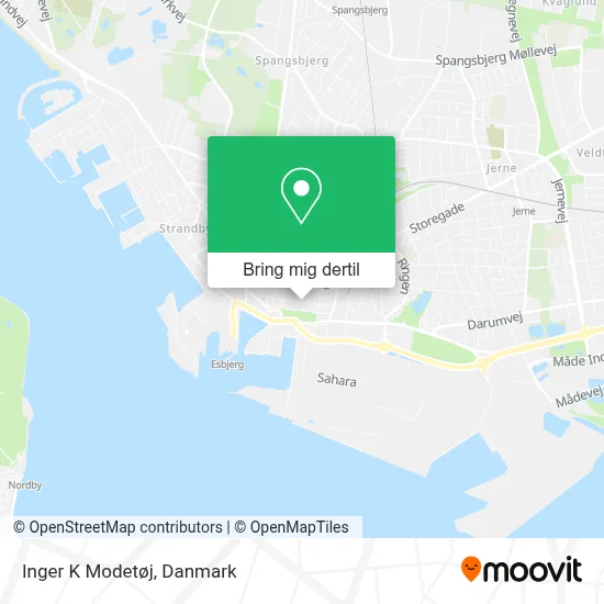 Inger K Modetøj kort