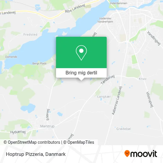 Hoptrup Pizzeria kort