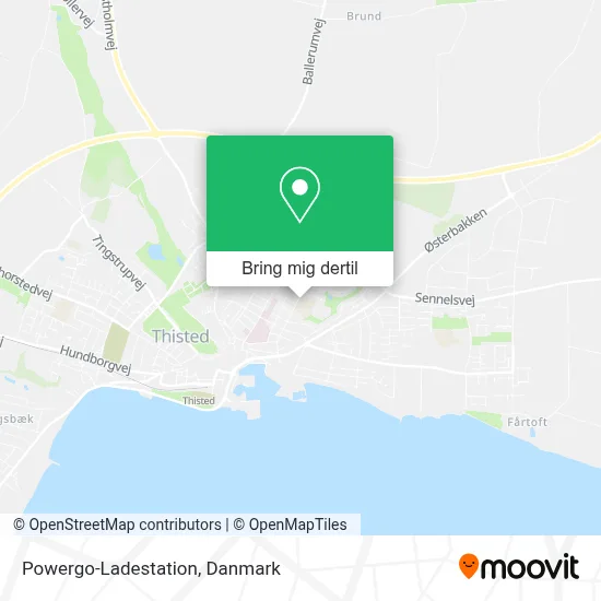 Powergo-Ladestation kort
