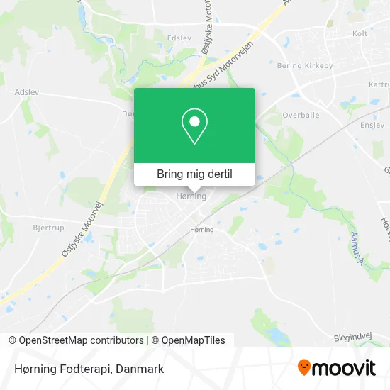 Hørning Fodterapi kort
