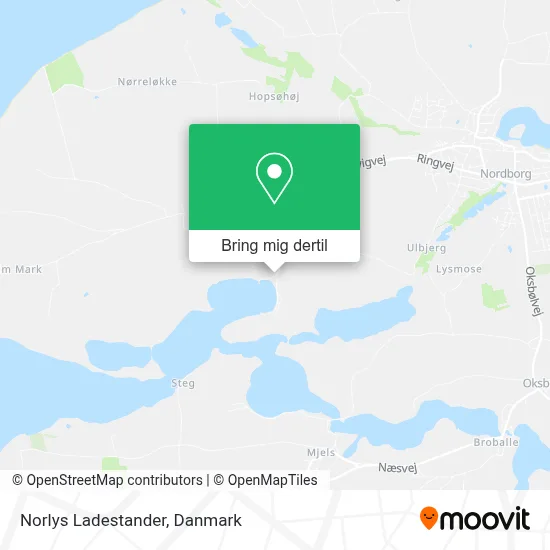 Norlys Ladestander kort