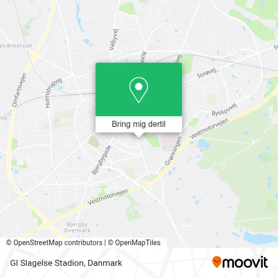 Gl Slagelse Stadion kort