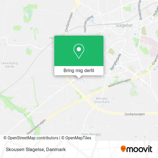 Skousen Slagelse kort
