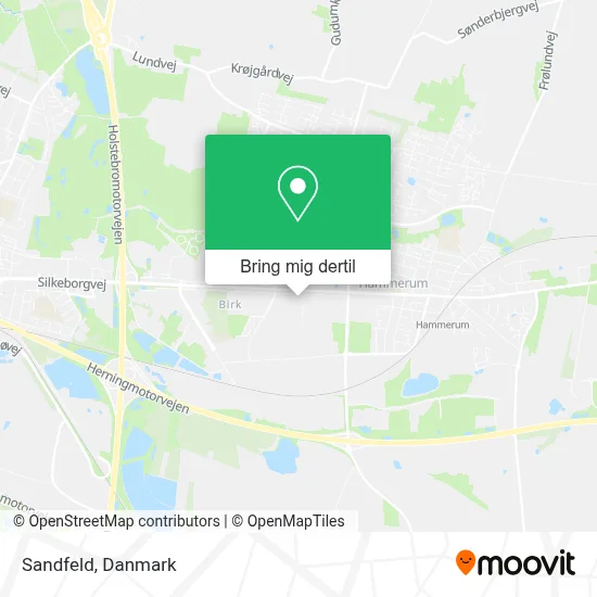 Sandfeld kort