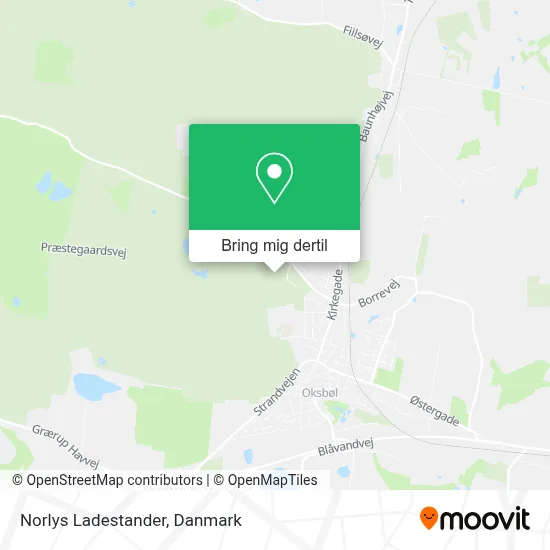 Norlys Ladestander kort