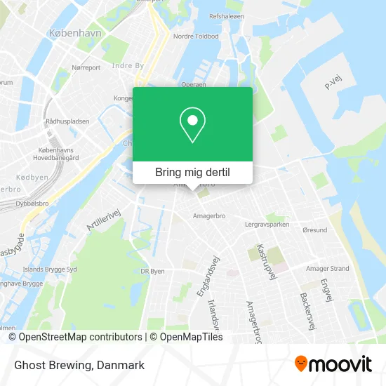 Ghost Brewing kort