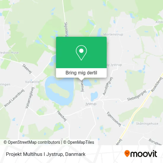 Projekt Multihus I Jystrup kort