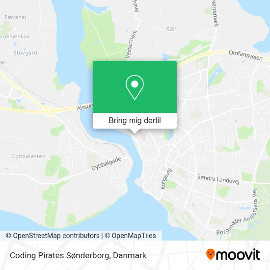 Coding Pirates Sønderborg kort