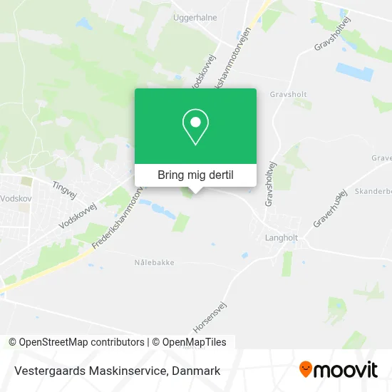 Vestergaards Maskinservice kort