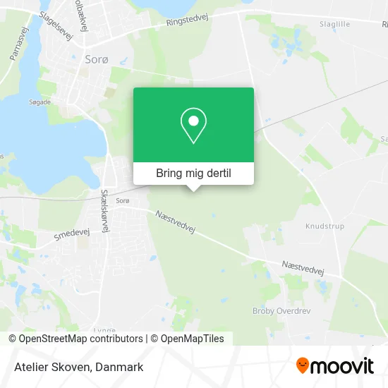 Atelier Skoven kort