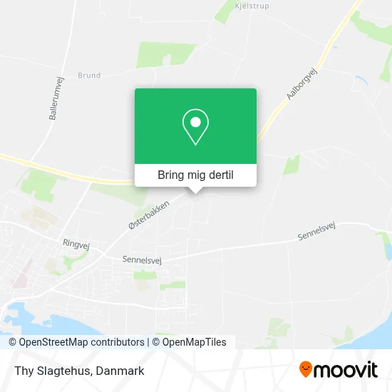 Thy Slagtehus kort