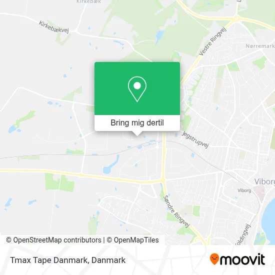 Tmax Tape Danmark kort