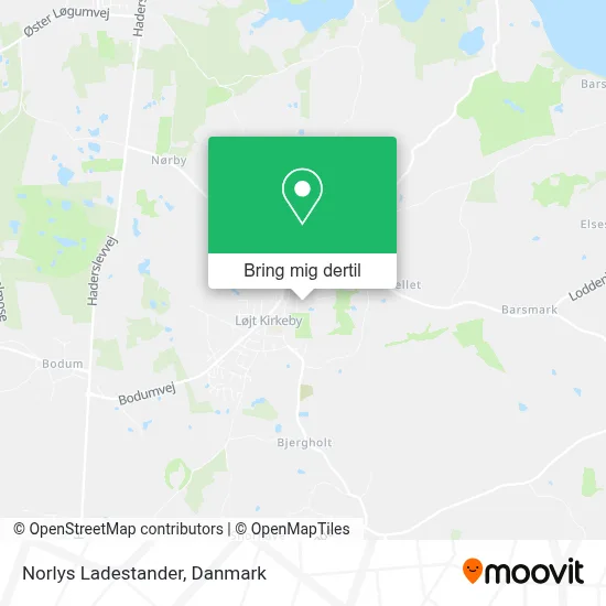 Norlys Ladestander kort