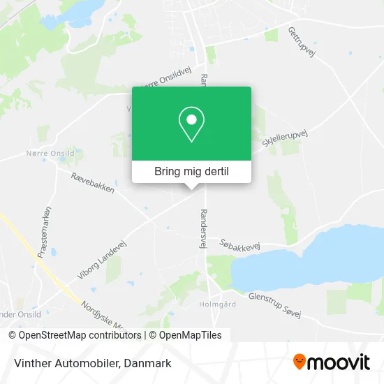 Vinther Automobiler kort