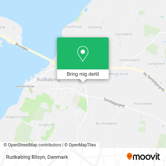 Rudkøbing Bilsyn kort