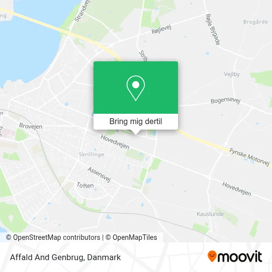 Affald And Genbrug kort