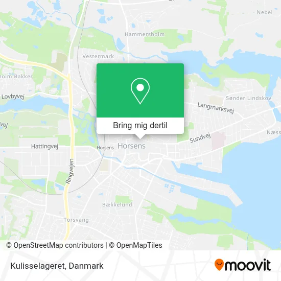 Kulisselageret kort