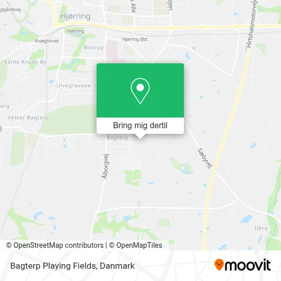 Bagterp Playing Fields kort