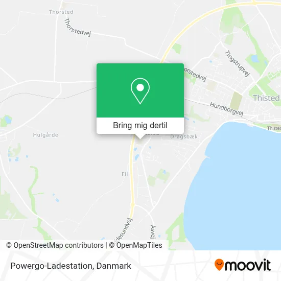 Powergo-Ladestation kort