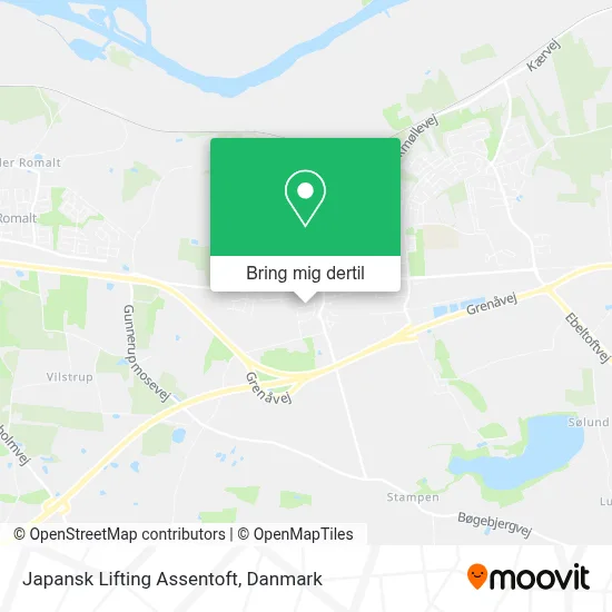 Japansk Lifting Assentoft kort