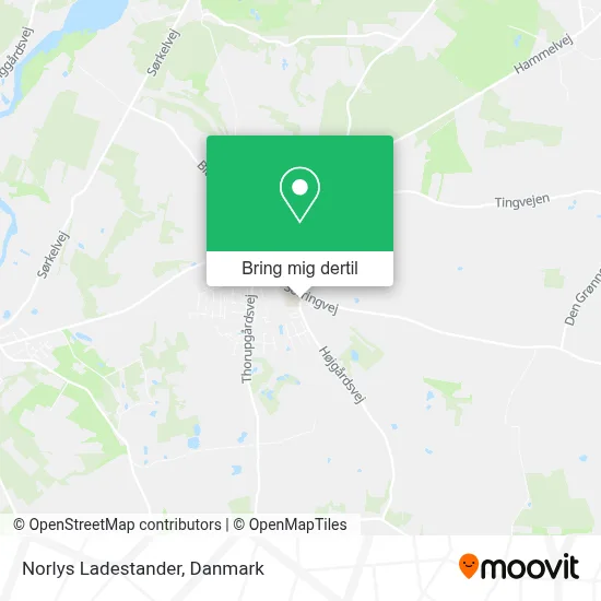 Norlys Ladestander kort