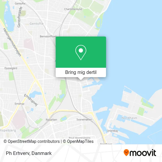 Ph Erhverv kort