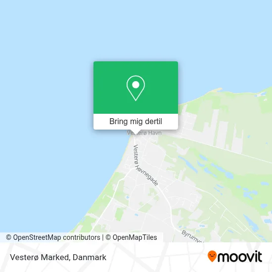 Vesterø Marked kort