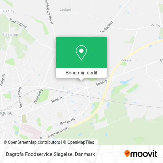 Dagrofa Foodservice Slagelse kort